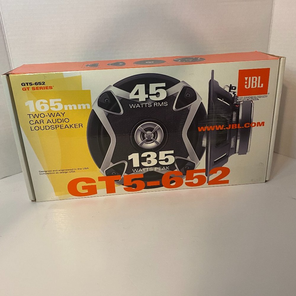 JBL TWO-WAY CAR AUDIO LOUDSPEAKERS GT5-652